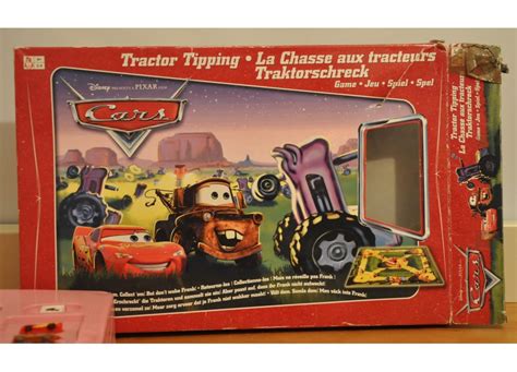 disney pixar cars tractor tipping board game frank complete boxed kids toys