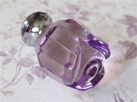 pin on lavender glass knobs
