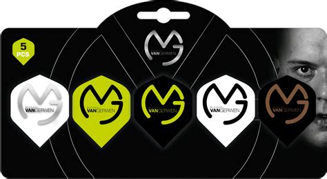 michael van gerwen multipack logo flights  sets dedartshopnl