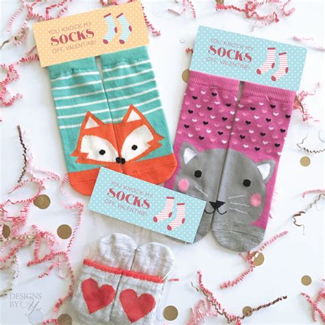 valentine printable  knock  socks  designs  yu