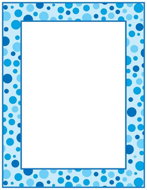 printable polka dot border paper get what you need for free