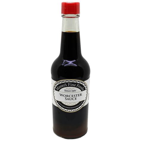 worcester sauce   ml minters fine foods