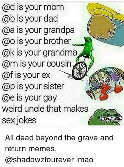 Ad Is Your Mom Gab Is Your Dad Is Your Grandpa Is Your Brother Is Your
