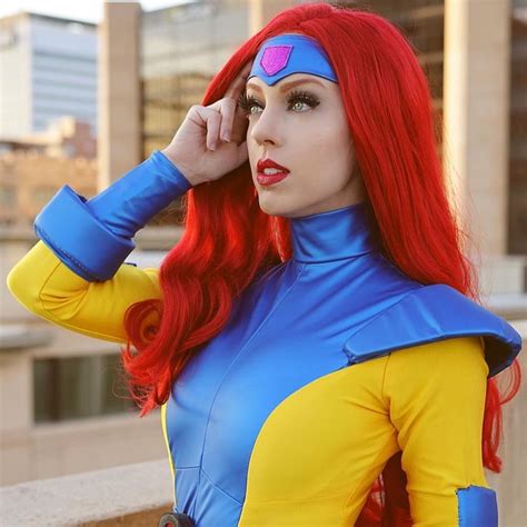 𝒂𝒑𝒓𝒊𝒍 𝒈𝒍𝒐𝒓𝒊𝒂 on instagram “💛💙jean grey💙💛 i love how red this wig is i