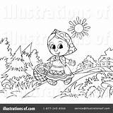 Coloring Clipart Illustration Bannykh Alex Royalty Rf sketch template