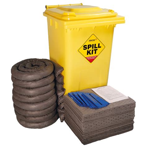 emergency spill kits  litre drum stores large workshop kit ese direct