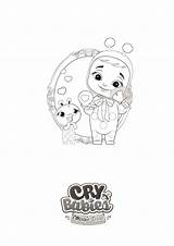 Cry Babies Tears Colorions Dolls sketch template