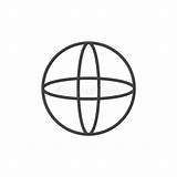 Sphere Geometrica Profilo Sfera Geometrical sketch template