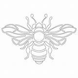 Ape Utilizzato Adulti Emblema Può Schizzo Colorante Libro Wasp Stilizzato Huey sketch template