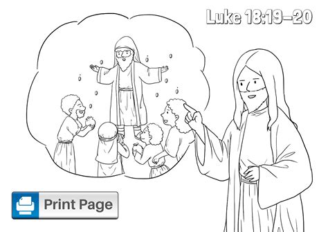 jesus   rich young ruler coloring pages  kids connectus
