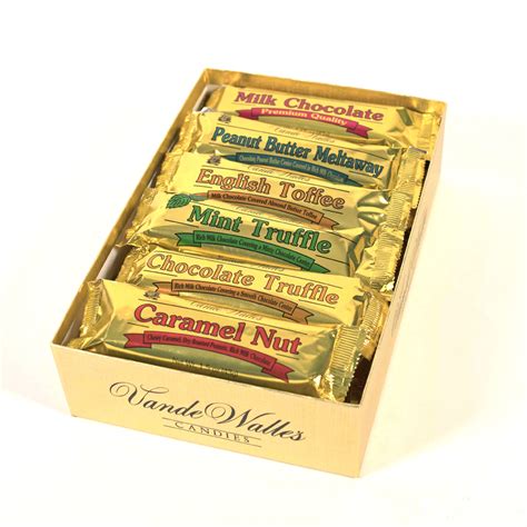 assorted candy bars box   candy bars vande walles candies