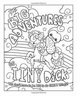 Coloring Pages Adult Dick Heather Big Colouring Printable Color Tiny Adventures Word Book Cute Swear Sheets Books Getcolorings Adults Amazon sketch template