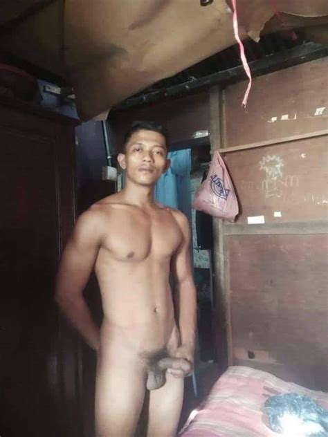 Hot Muscle Indonesian Man Jerking Off And Cumming