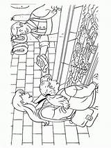 Coloring Beroepen Colorat Meserii Kleurplaat Occupations Artisanat Berufe Mestieri P05 Planse Animaatjes Disegni Desene Malvorlage Professions Kapster Kapper Coloringkids Primiiani sketch template