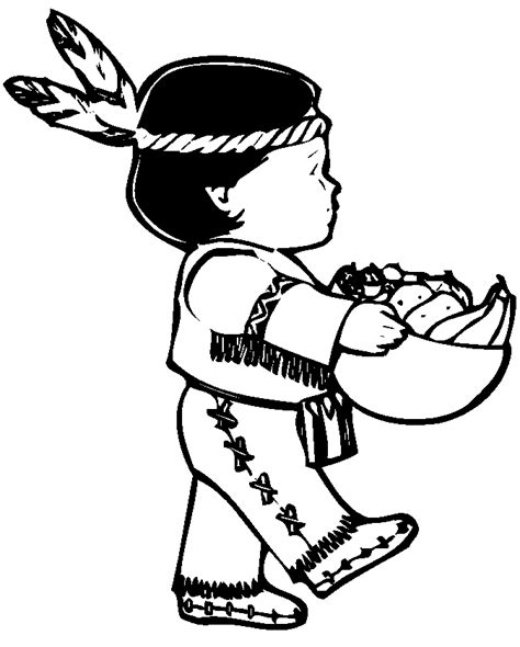 printable indian coloring pages   printable indian