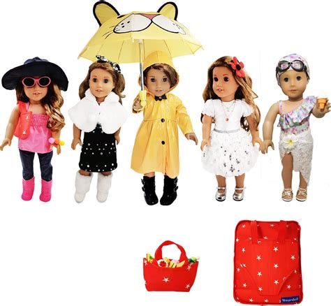 33 Piece Holiday Collection For American Girl Doll 18 Inch Doll