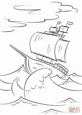 Coloring Waves Ocean Ship Huge Pages Sailing Boats Ships Printable Water Color Drawing Getcolorings Puzzle Print Supercoloring sketch template