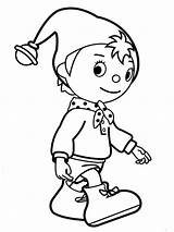 Pages Coloring Noddy Printable sketch template