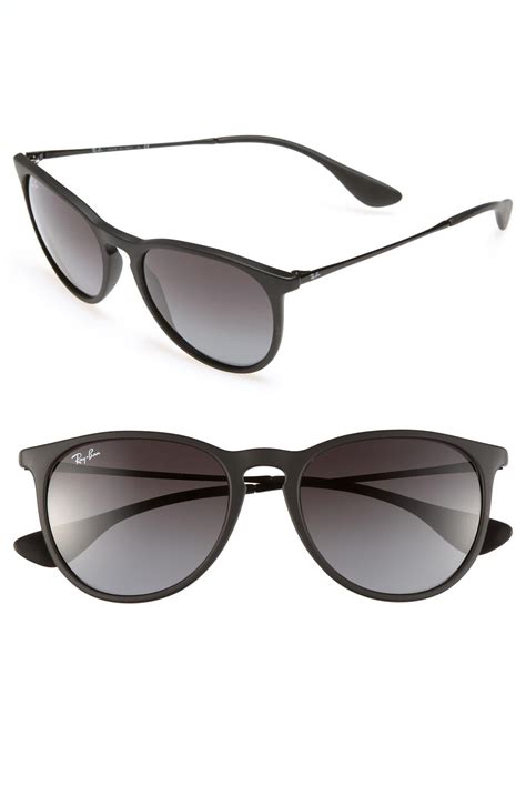 ray ban erika classic mm sunglasses  black lyst