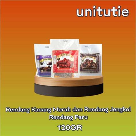 Jual Unitutie Rendang Kacang Merah 120gr Unitutie Rendang Jengkol