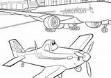 Coloring Pages Planes Airlines Choose Board American Disney sketch template