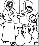 Jesus Cana Kana Nativity Twister sketch template