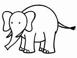 Elephant Drawing Kids Drawings Draw Clipart Clip Simple Elephants Line Sketch Coloring Cliparts Drawn Pencil Cartoon Library Printable Indian Easy sketch template