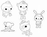 Coloring Octonauts Pages Printable Peso Tweak Les Kwazii Characters Print Barnacles Octonaut Professeur Capitaine Drawing Gup Clipart Orca Sheets Popular sketch template