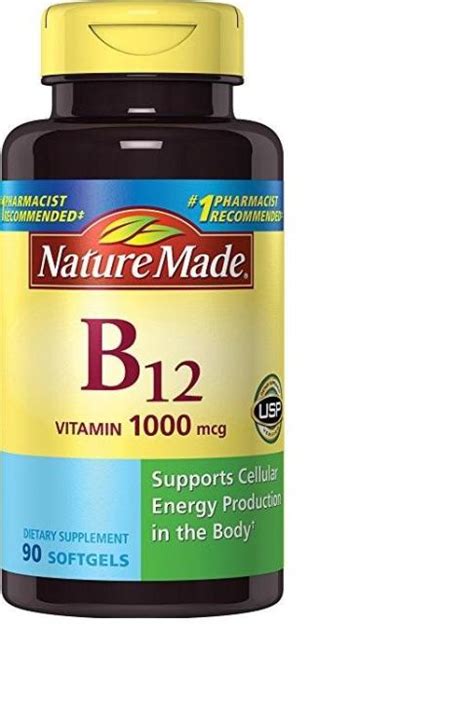 Nature Made Vitamin B12 1000 Mcg Softgels 90 Count Lazada Ph