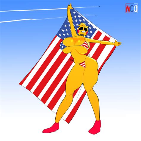 Rule 34 1girls American Flag American Flag Bikini Animatronic Ass