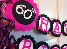 60th Birthday Decorations Personalization Available by FromBeths