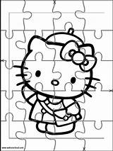 Puzzles Hello Kitty Printable Puzzle Jigsaw Cut Coloring Kids Pages Activities Games Websincloud Color Choose Board Paper Grade Cute Drawing sketch template