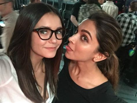 deepika padukone s sad selfie with nina dobrev after xxx wrap