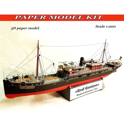 model ship kit paper model warships papercraft  ship paper etsy israel