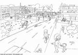 Coloring Traffic Designlooter Pages Large Printable Edupics 37kb 531px sketch template