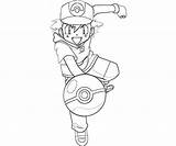 Pokemon Ketchum sketch template