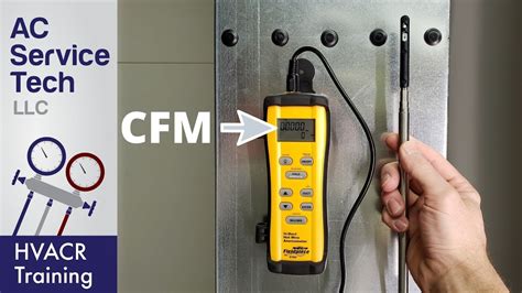 airflow cfm measured   hot wire anemometer youtube