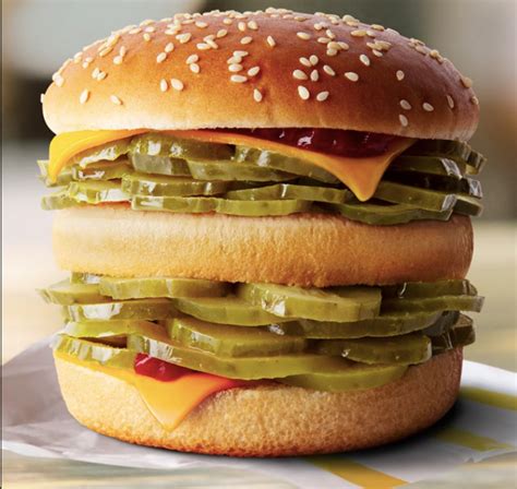 mcdonalds introduces mcpickle burger  april fools day masslivecom