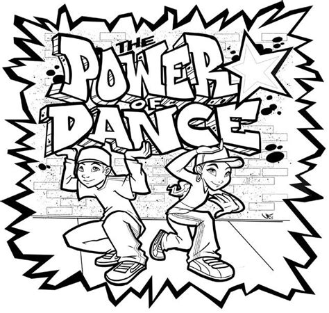 jimbos coloring pages hip hop dance coloring page