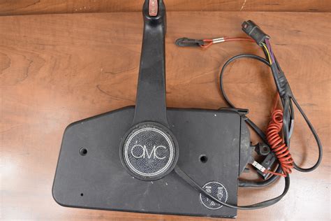 omc johnson evinrude control box  trim switch  key