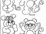 Popples Coloring Pages 80s sketch template