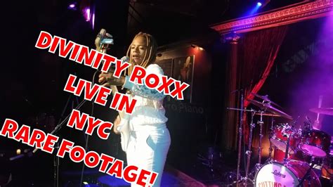 divinity roxx the female bass guitar player rocks out on
