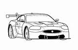 Jaguar Coloring Pages Cars Sports Color Rsr Auswählen Pinnwand sketch template