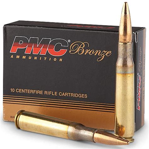 Pmc Bronze 50 Bmg Fmj Bt 660gr 10 Rounds Fin Feather Fur Outfitters