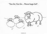 Baa Sheep Lyrics Coloring Lots Activities Fun Kids sketch template