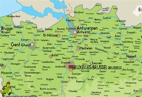 map  northern france  belgium