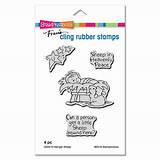 Manger Stampendous Stamp Cling sketch template