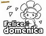 Domenica Disegni Felice Settimana Acolore sketch template