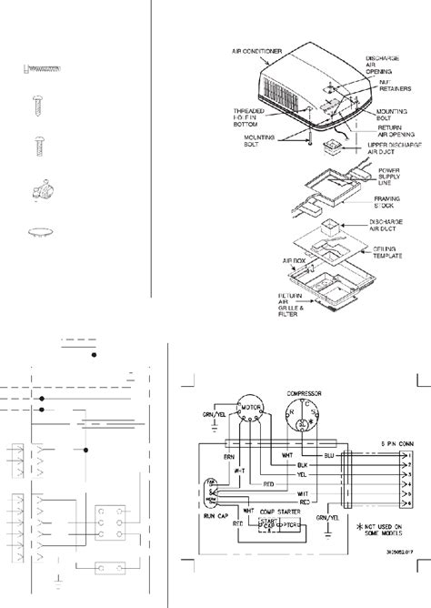 duo therm  series brisk air air conditioner installation operating instructions manual