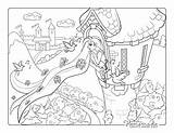 Coloring Princess Pages Tower Rapunzel Printable Kids Locked sketch template